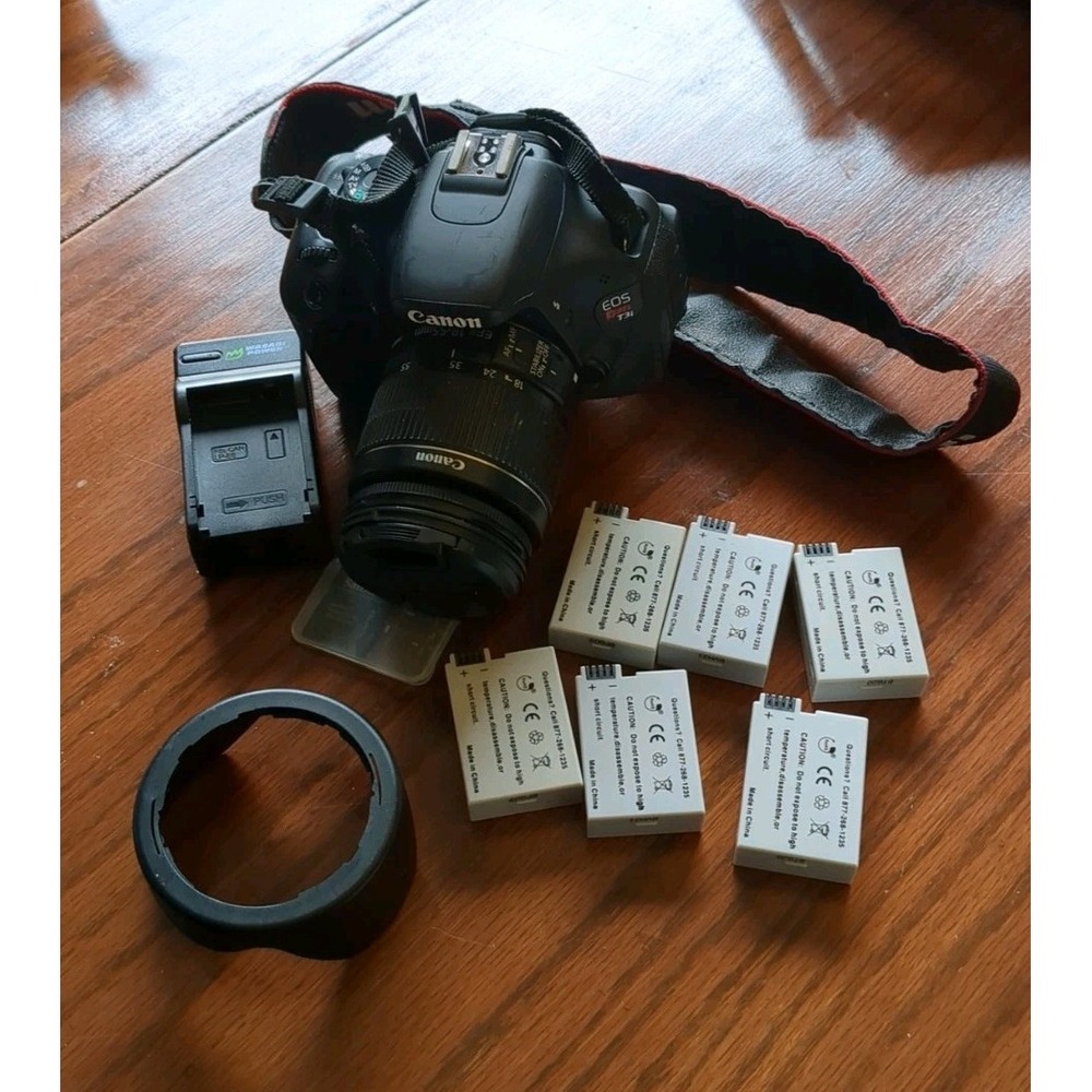 Canon EOS Black Digital Camera with Accessories